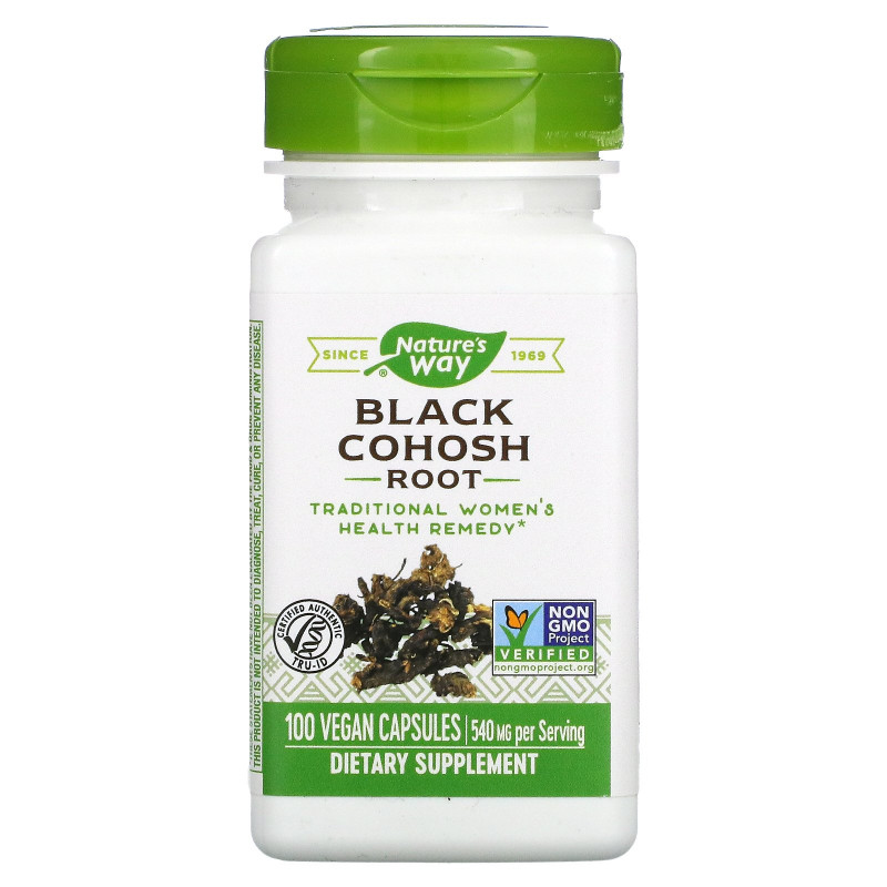 Nature's Way, Black Cohosh Root, 540 mg, 100 Vegetarian Capsules