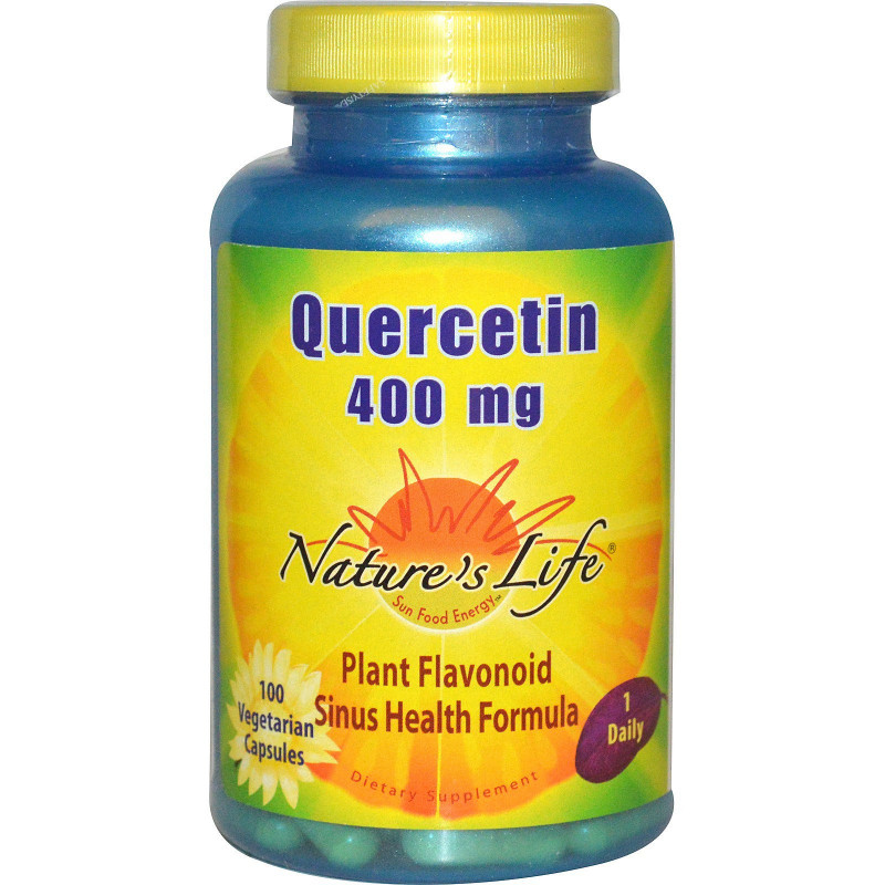 Nature's Life, Кверцетин, 400 мг, 100 капсул