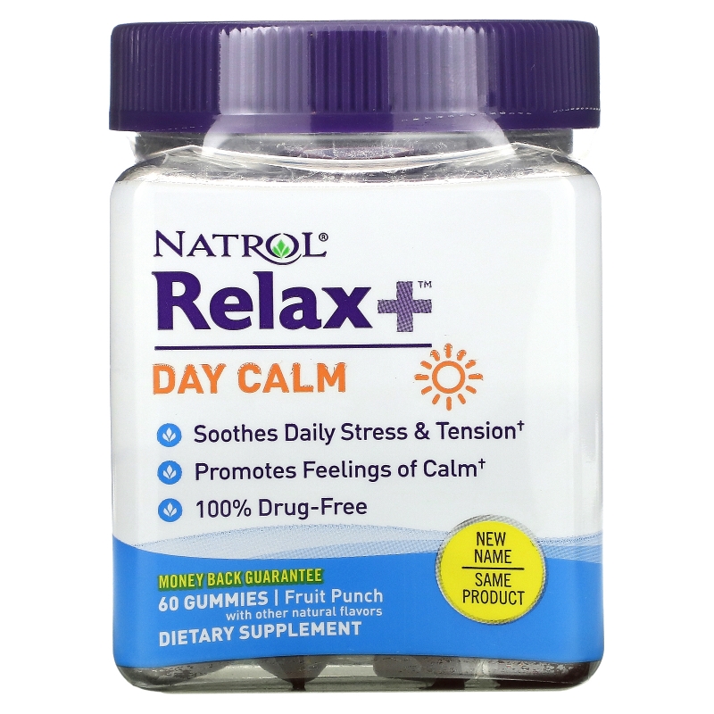 Natrol, Relaxia, Day Calm, Fruit Punch,  60 Gummies