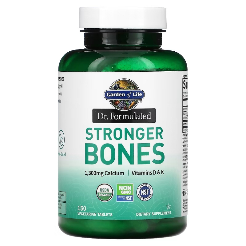 Garden of Life, Dr. Formulated, Stronger Bones, 150 Vegetarian Tablets