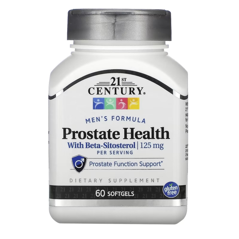 21st Century, Prostate Health with Beta-Sitosterol, 125 mg, 60 Softgels