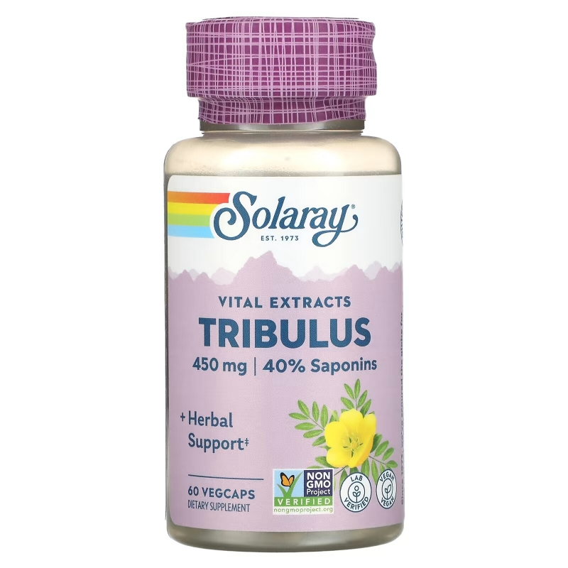 Solaray, Tribulus, 450 mg, 60 VegCaps