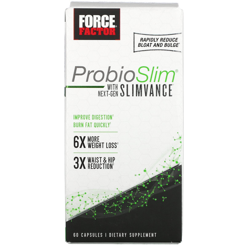 Force Factor, ProbioSlim with Next-Gen SLIMVANCE, 60 Capsules