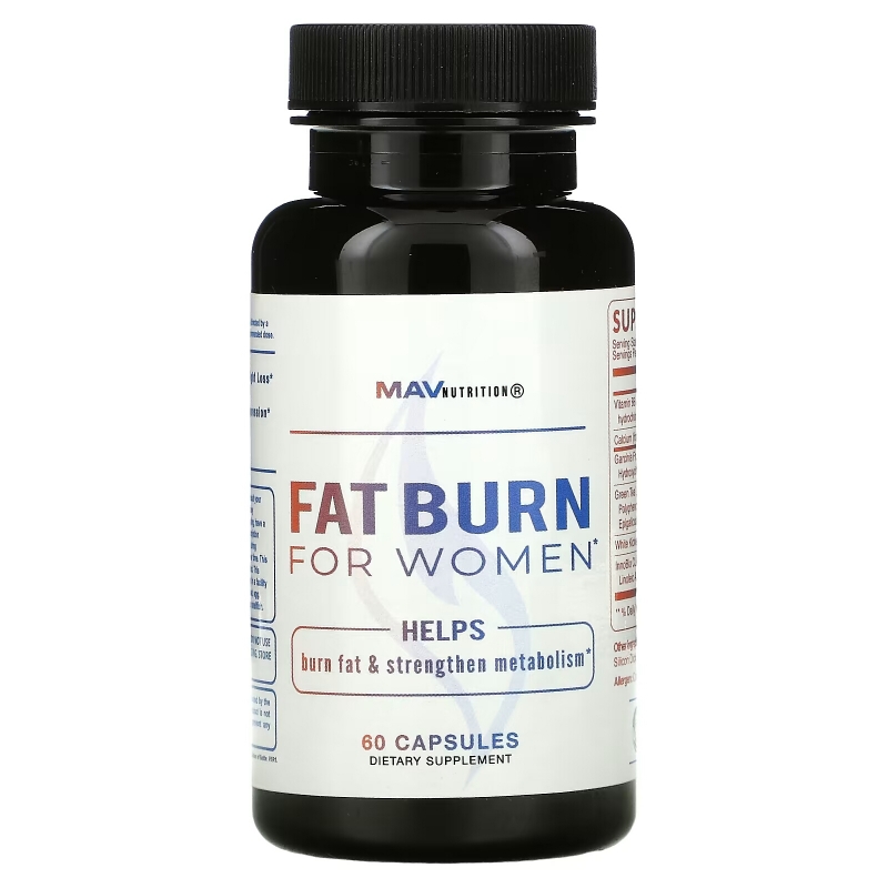 MAV Nutrition, Fat Burn For Women, 60 Capsules