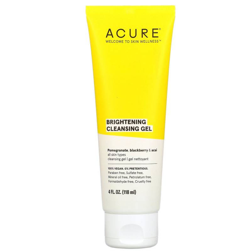 Acure Organics Очищающее средство для лица с суперфруктами и фактором роста хлореллы 118 мл