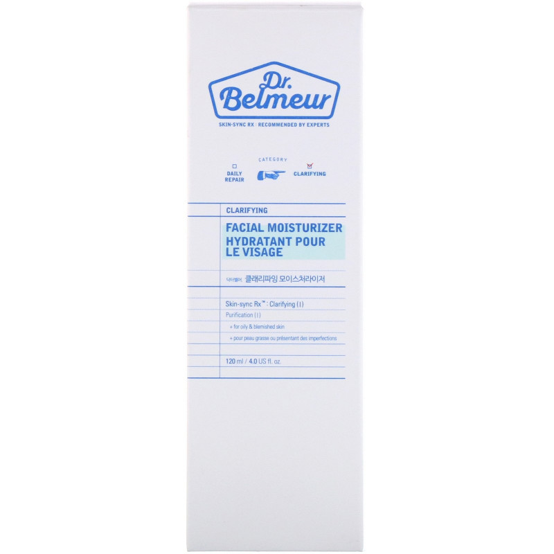 Dr. Belmeur, Осветляющее и увлажняющее средство для лица, 4 жидких унции (120 мл)